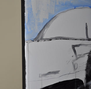 Walks the City Very Fast by Mark Cudd |  Side View of Artwork 