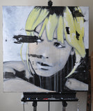 Original art for sale at UGallery.com | Do Whatever You Want by Mark Cudd | $1,200 | acrylic painting | 36' h x 36' w | thumbnail 3