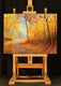 Original art for sale at UGallery.com | The Memory of Autumn by Dariusz Choinski | $925 | oil painting | 12' h x 16' w | thumbnail 3