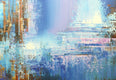 Original art for sale at UGallery.com | Off the Charts by Tatiana Iliina | $1,250 | acrylic painting | 24' h x 36' w | thumbnail 4