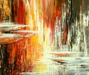Original art for sale at UGallery.com | Rainmaker Incident by Tatiana Iliina | $3,050 | acrylic painting | 36' h x 30' w | photo 4