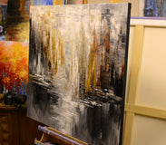 Original art for sale at UGallery.com | Call of the Wild by Tatiana Iliina | $2,750 | acrylic painting | 30' h x 36' w | thumbnail 3