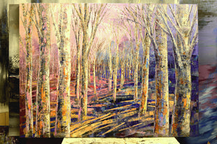 Original art for sale at UGallery.com | Dawn to Dusk by Tatiana Iliina | $3,750 | acrylic painting | 36' h x 48' w | photo 2