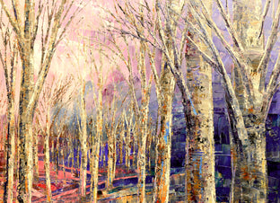 Original art for sale at UGallery.com | Dawn to Dusk by Tatiana Iliina | $3,750 | acrylic painting | 36' h x 48' w | photo 3