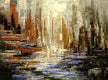 Original art for sale at UGallery.com | Elements of Eternity by Tatiana Iliina | $3,375 | acrylic painting | 36' h x 48' w | thumbnail 1