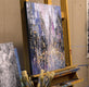 Original art for sale at UGallery.com | Still More Delightful by Tatiana Iliina | $625 | acrylic painting | 20' h x 16' w | thumbnail 2