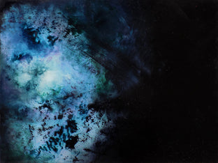 Original art for sale at UGallery.com | Diminutives - Nocturnes - Peer by Wes Sumrall | $425 | oil painting | 12' h x 16' w | photo 1