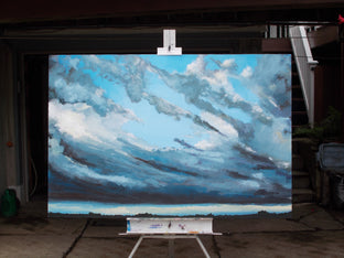 Original art for sale at UGallery.com | Last Sky before the Dark by Benjamin Thomas | $3,275 | acrylic painting | 40' h x 60' w | photo 3
