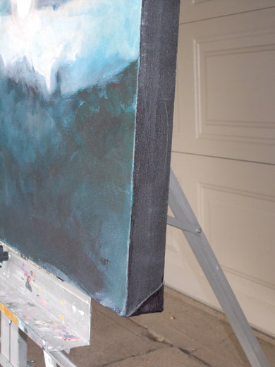 Spring Moon by Benjamin Thomas |  Side View of Artwork 