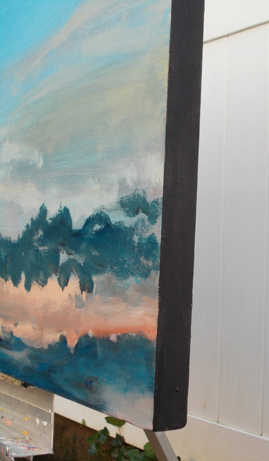 Heaven on Earth by Benjamin Thomas |  Side View of Artwork 