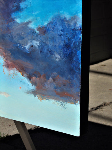 Sky Music by Benjamin Thomas |  Side View of Artwork 