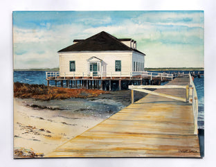 Boathouse Sunrise by Dwight Smith |  Context View of Artwork 