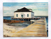 Original art for sale at UGallery.com | Boathouse Sunrise by Dwight Smith | $400 | watercolor painting | 10.5' h x 13.5' w | thumbnail 3