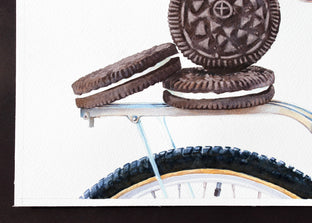 Original art for sale at UGallery.com | Cookie Ride by Dwight Smith | $425 | watercolor painting | 9' h x 18' w | photo 2