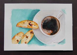 First Breakfast Somewhere by Dwight Smith |  Context View of Artwork 
