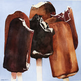 Original art for sale at UGallery.com | Jagged Peaks by Dwight Smith | $425 | watercolor painting | 12' h x 12' w | thumbnail 1