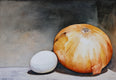 Original art for sale at UGallery.com | No Labels by Dwight Smith | $325 | watercolor painting | 7' h x 10' w | thumbnail 1