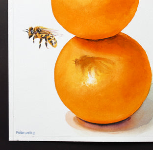 Original art for sale at UGallery.com | Orange Tea with Honey by Dwight Smith | $425 | watercolor painting | 18' h x 9' w | photo 2