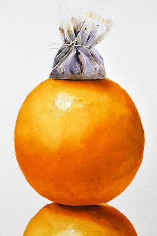 Original art for sale at UGallery.com | Orange Tea with Honey by Dwight Smith | $425 | watercolor painting | 18' h x 9' w | photo 4
