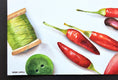 Original art for sale at UGallery.com | Red to Green by Dwight Smith | $450 | watercolor painting | 9' h x 18' w | thumbnail 2