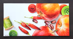 Original art for sale at UGallery.com | Red to Green by Dwight Smith | $450 | watercolor painting | 9' h x 18' w | thumbnail 3