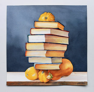 Original art for sale at UGallery.com | Squashed by Dwight Smith | $425 | watercolor painting | 12' h x 12' w | photo 3
