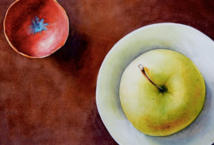 Original art for sale at UGallery.com | Summer Orchard by Dwight Smith | $425 | watercolor painting | 9' h x 12' w | photo 4