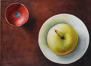 Original art for sale at UGallery.com | Summer Orchard by Dwight Smith | $425 | watercolor painting | 9' h x 12' w | photo 1