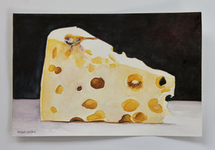 Original art for sale at UGallery.com | Swiss Nest by Dwight Smith | $300 | watercolor painting | 5.5' h x 8.5' w | photo 3