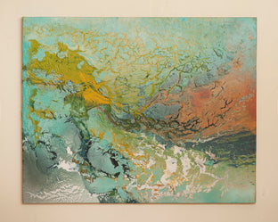 Original art for sale at UGallery.com | Living Strata by Fernando Bosch | $1,675 | mixed media artwork | 28.7' h x 36.2' w | photo 2