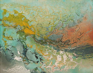 Original art for sale at UGallery.com | Living Strata by Fernando Bosch | $1,675 | mixed media artwork | 28.7' h x 36.2' w | photo 1