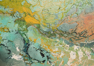 Original art for sale at UGallery.com | Living Strata by Fernando Bosch | $1,675 | mixed media artwork | 28.7' h x 36.2' w | photo 4