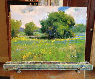 Eagle Lake Landscape by David Forks |  Context View of Artwork 