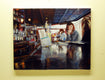Original art for sale at UGallery.com | Early Afternoon Bar Flies by Onelio Marrero | $675 | oil painting | 16' h x 20' w | thumbnail 2