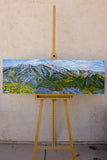 Original art for sale at UGallery.com | Summer in the Light, Winter in the Shade by Crystal DiPietro | $4,350 | oil painting | 20' h x 60' w | thumbnail 3