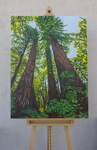 Original art for sale at UGallery.com | Mighty Giants by Crystal DiPietro | $4,400 | oil painting | 48' h x 36' w | photo 3