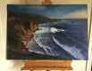Original art for sale at UGallery.com | Big Sur by Claudia Verciani | $1,500 | oil painting | 24' h x 36' w | thumbnail 3