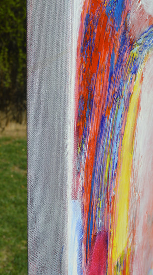 Original art for sale at UGallery.com | Fire and Ice Dream by Patrick O'Boyle | $700 | acrylic painting | 20' h x 20' w | photo 2