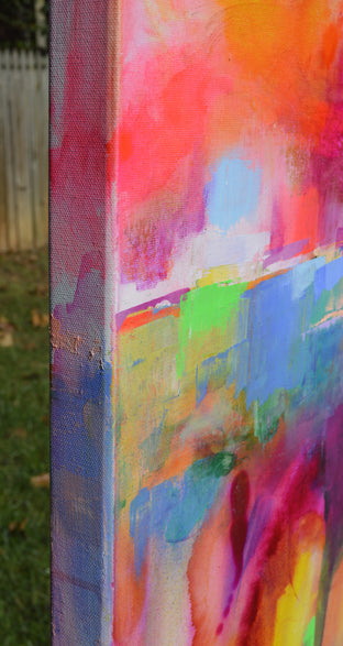 Original art for sale at UGallery.com | Landscape Abstraction with Color Washes by Patrick O'Boyle | $1,500 | acrylic painting | 36' h x 36' w | photo 2