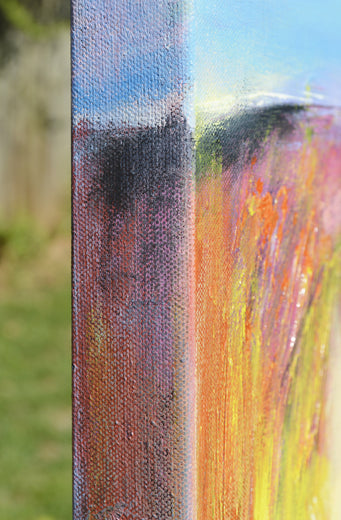 Landscape Abstraction with Circles by Patrick O