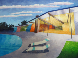 Original art for sale at UGallery.com | Eichler #2 by Mitchell Freifeld | $2,275 | oil painting | 30' h x 40' w | photo 1