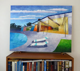 Original art for sale at UGallery.com | Eichler #2 by Mitchell Freifeld | $2,275 | oil painting | 30' h x 40' w | photo 3