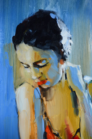 Original art for sale at UGallery.com | Elegance by Gary Leonard | $2,000 | oil painting | 36' h x 24' w | photo 4