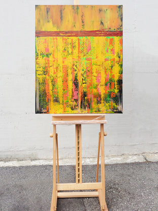 Original art for sale at UGallery.com | Deep Love by Elena Andronescu | $1,035 | acrylic painting | 39' h x 31' w | photo 3
