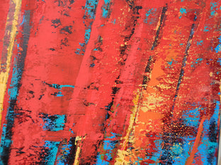 Original art for sale at UGallery.com | Joy of Life by Elena Andronescu | $1,155 | acrylic painting | 39' h x 39' w | photo 4