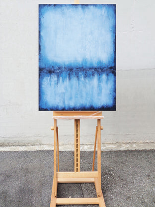 Original art for sale at UGallery.com | Silence by Elena Andronescu | $935 | acrylic painting | 35.6' h x 27.6' w | photo 3