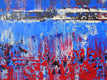 Original art for sale at UGallery.com | Symbiosis by Elena Andronescu | $935 | acrylic painting | 36' h x 28' w | thumbnail 4