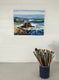 Original art for sale at UGallery.com | Cayucos Coastline No. 1 by Elizabeth Garat | $825 | oil painting | 16' h x 20' w | thumbnail 3