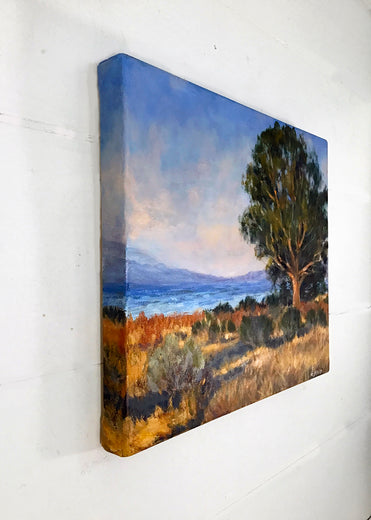 Coastal Elder at Cayucos by Elizabeth Garat |  Side View of Artwork 