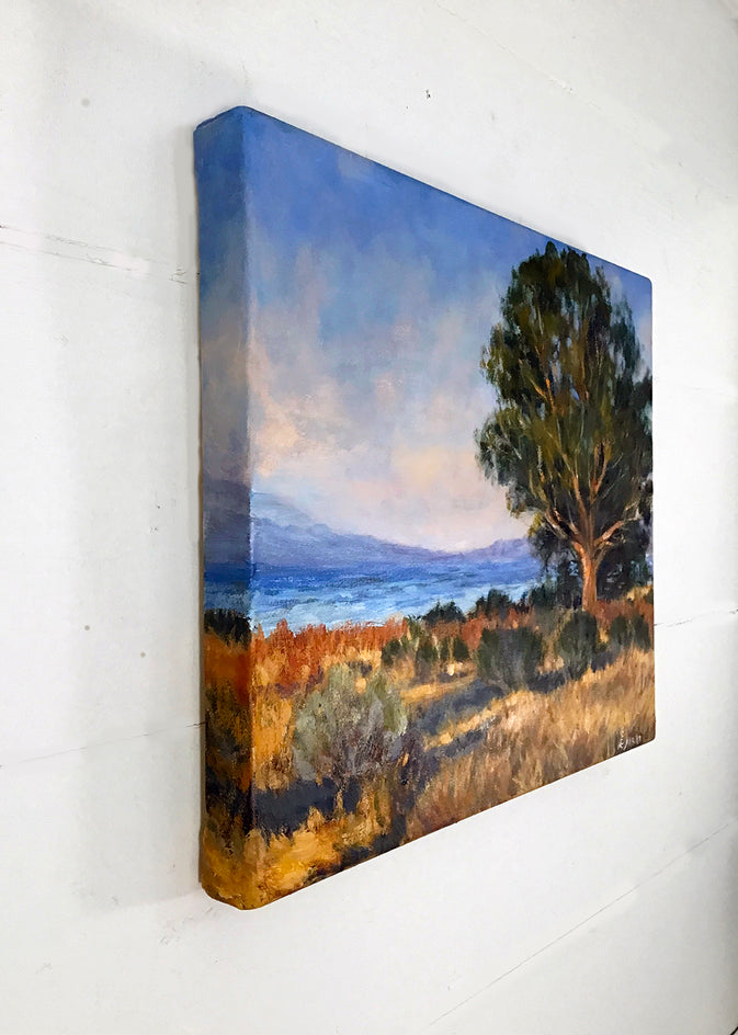 Coastal Elder at Cayucos by Elizabeth Garat |  Side View of Artwork 